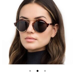 Illesteva Milan III Tortoise Shell Sunglasses